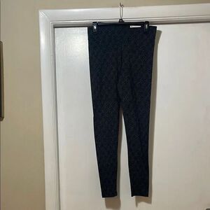 Sonoma Black Floral Leggings NWT size small